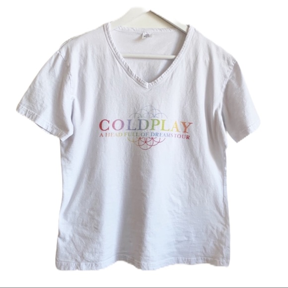 Hiclol Tops - Hiclol Coldplay Head Full Of Dreams Tour T Shirt L